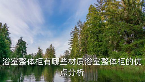 浴室整體柜有哪些材質(zhì)浴室整體柜的優(yōu)點分析