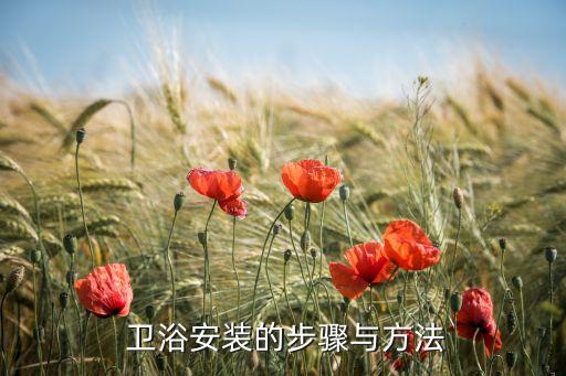 衛(wèi)浴安裝的步驟與方法