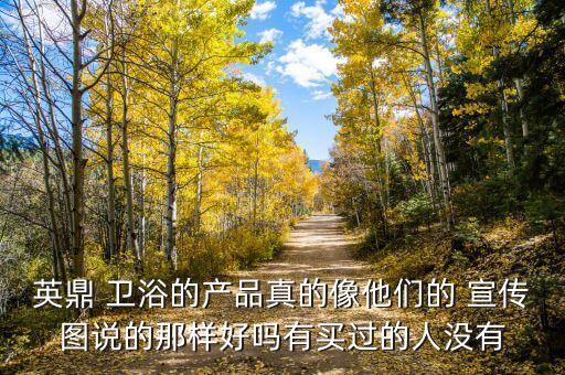 英鼎 衛(wèi)浴的產(chǎn)品真的像他們的 宣傳圖說(shuō)的那樣好嗎有買過(guò)的人沒(méi)有