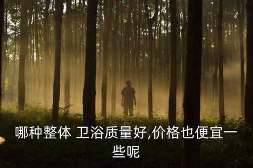 哪種整體 衛(wèi)浴質(zhì)量好,價(jià)格也便宜一些呢