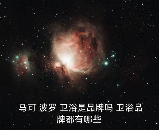  馬可 波羅 衛(wèi)浴是品牌嗎 衛(wèi)浴品牌都有哪些