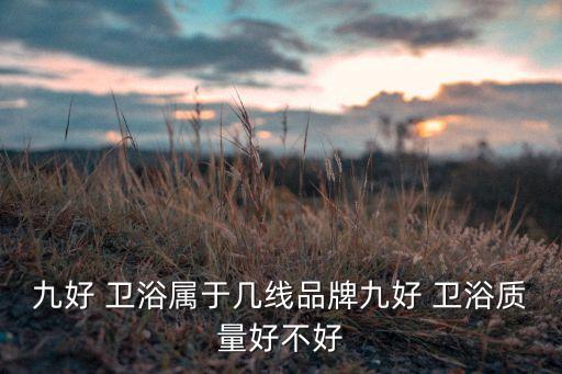 九好 衛(wèi)浴屬于幾線品牌九好 衛(wèi)浴質(zhì)量好不好