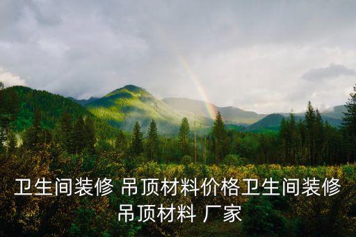 衛(wèi)生間裝修 吊頂材料價(jià)格衛(wèi)生間裝修 吊頂材料 廠家