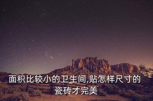 面積比較小的衛(wèi)生間,貼怎樣尺寸的 瓷磚才完美