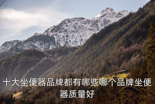 十大坐便器品牌都有哪些哪個(gè)品牌坐便器質(zhì)量好