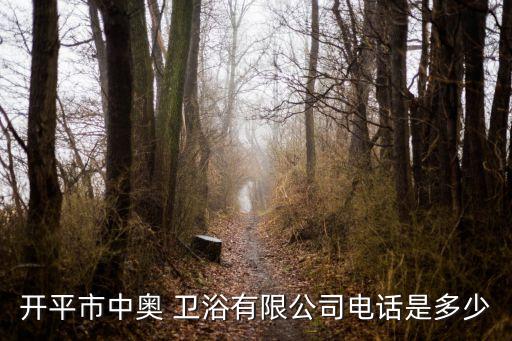 開(kāi)平市中奧 衛(wèi)浴有限公司電話是多少