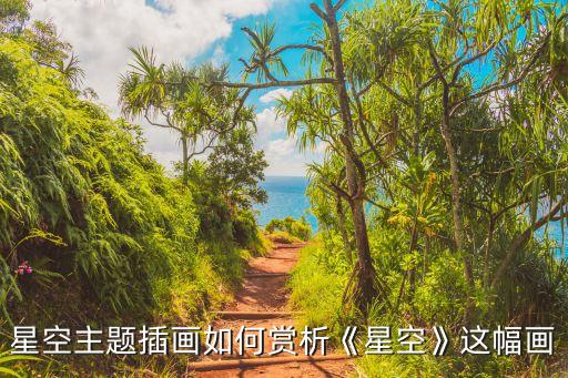 星空主題插畫如何賞析《星空》這幅畫