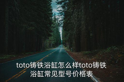 toto鑄鐵浴缸怎么樣toto鑄鐵浴缸常見型號價格表