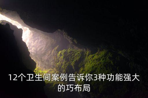 12個衛(wèi)生間案例告訴你3種功能強大的巧布局