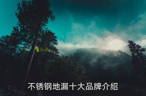 不銹鋼地漏十大品牌介紹