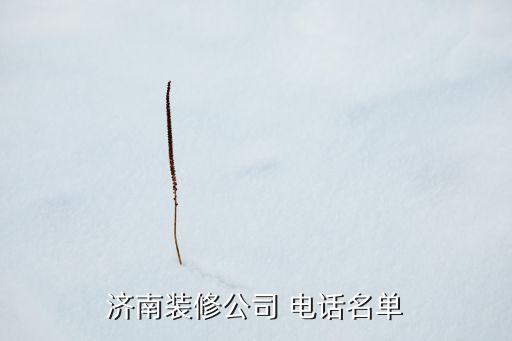 濟南裝修公司 電話名單