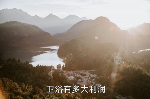  衛(wèi)浴有多大利潤
