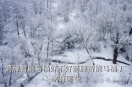 箭牌智能馬桶好不好箭牌智能馬桶 廠(chǎng)家有哪些