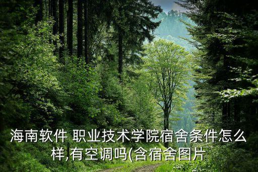海南軟件 職業(yè)技術(shù)學(xué)院宿舍條件怎么樣,有空調(diào)嗎(含宿舍圖片