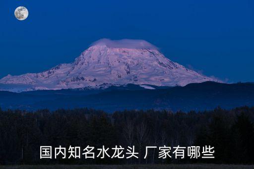 國內(nèi)知名水龍頭 廠家有哪些