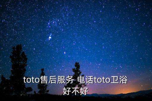 toto售后服務(wù) 電話toto衛(wèi)浴好不好