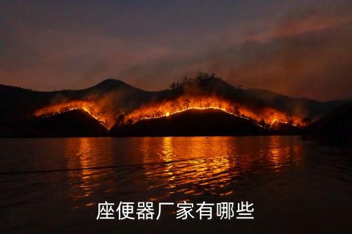 座便器廠家有哪些