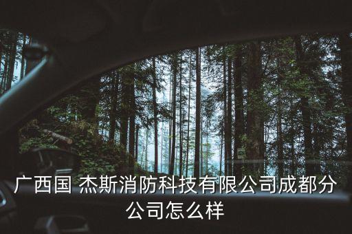 廣西國 杰斯消防科技有限公司成都分公司怎么樣