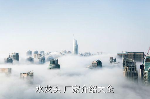 水龍頭 廠家介紹大全