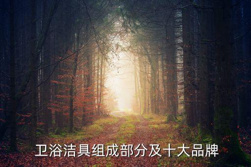  衛(wèi)浴潔具組成部分及十大品牌