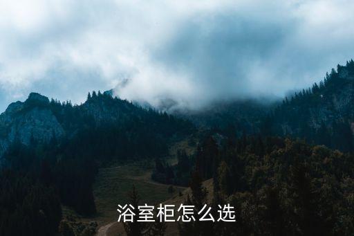 浴室柜怎么選