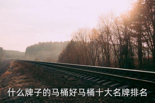 什么牌子的馬桶好馬桶十大名牌排名