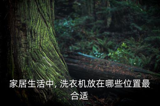 家居生活中, 洗衣機(jī)放在哪些位置最合適