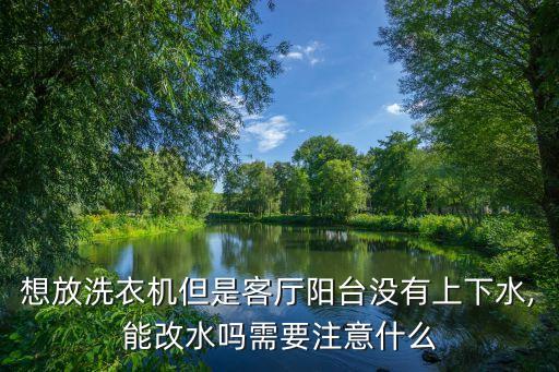 想放洗衣機(jī)但是客廳陽臺沒有上下水,能改水嗎需要注意什么