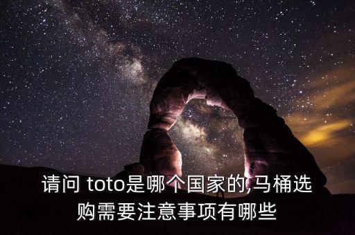 請(qǐng)問 toto是哪個(gè)國家的,馬桶選購需要注意事項(xiàng)有哪些