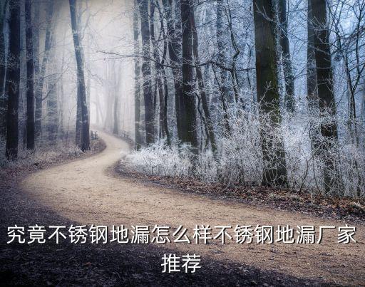 究竟不銹鋼地漏怎么樣不銹鋼地漏廠家推薦