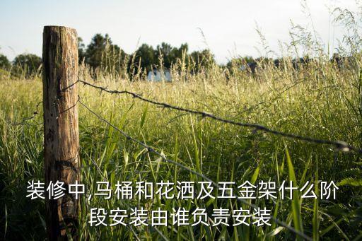  裝修中,馬桶和花灑及五金架什么階段安裝由誰負責安裝