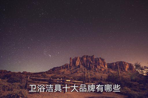  衛(wèi)浴潔具十大品牌有哪些