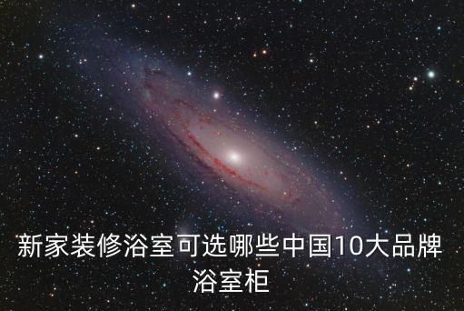 新家裝修浴室可選哪些中國10大品牌浴室柜