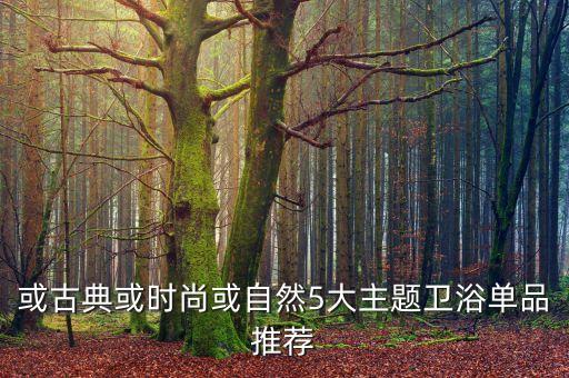 或古典或時(shí)尚或自然5大主題衛(wèi)浴單品推薦