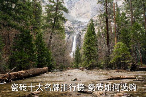  瓷磚十大名牌排行榜 瓷磚如何選購(gòu)