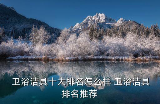  衛(wèi)浴潔具十大排名怎么樣 衛(wèi)浴潔具排名推薦
