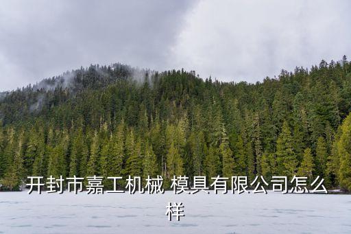  開封市嘉工機械 模具有限公司怎么樣