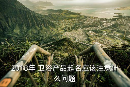 2018年 衛(wèi)浴產(chǎn)品起名應(yīng)該注意什么問題