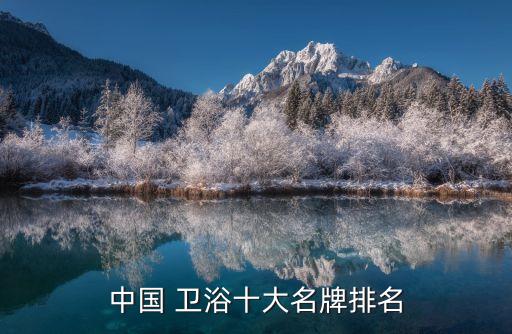 衛(wèi)浴有哪些高端品牌有哪些