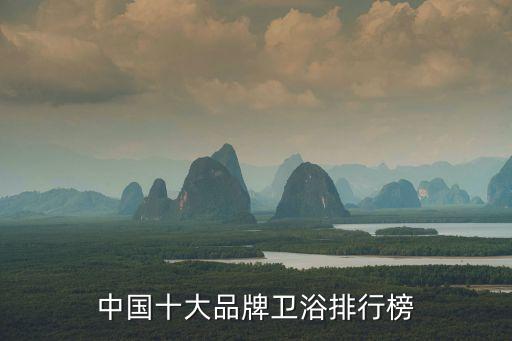 中國十大品牌衛(wèi)浴排行榜