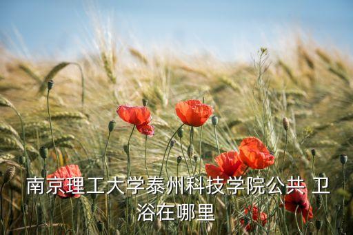  南京理工大學(xué)泰州科技學(xué)院公共 衛(wèi)浴在哪里