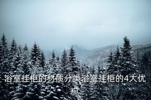 浴室掛柜的材質(zhì)分類浴室掛柜的4大優(yōu)點