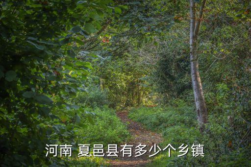 河南 夏邑縣有多少個鄉(xiāng)鎮(zhèn)