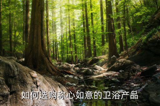 如何選購稱心如意的衛(wèi)浴產(chǎn)品