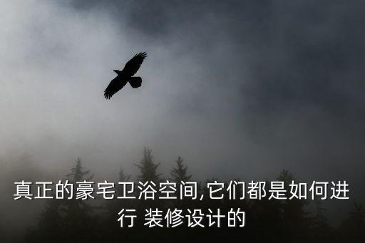 真正的豪宅衛(wèi)浴空間,它們都是如何進(jìn)行 裝修設(shè)計(jì)的