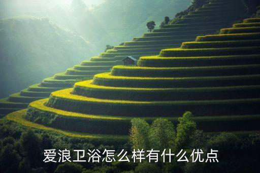  愛浪衛(wèi)浴怎么樣有什么優(yōu)點