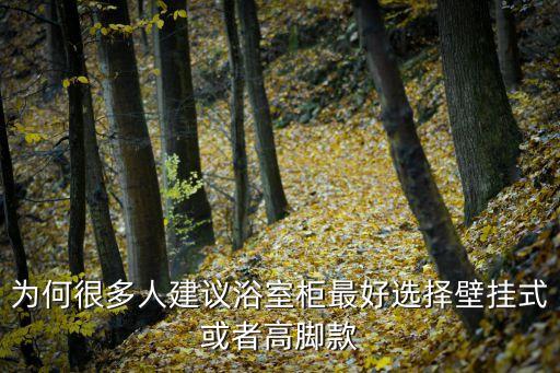 為何很多人建議浴室柜最好選擇壁掛式或者高腳款