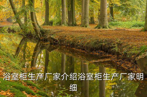 浴室柜生產(chǎn)廠家介紹浴室柜生產(chǎn)廠家明細