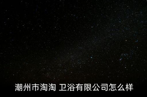 廣東潮州衛(wèi)浴配件市場地址