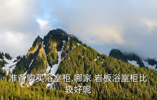 準(zhǔn)備購買浴室柜,哪家 巖板浴室柜比較好呢